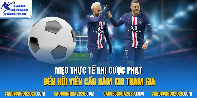 Mẹo thực tế khi cược phạt đền hội viên cần nắm khi tham gia